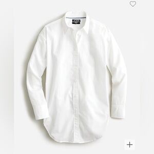 J.Crew Relaxed-fit Crisp Cotton Poplin Shirt